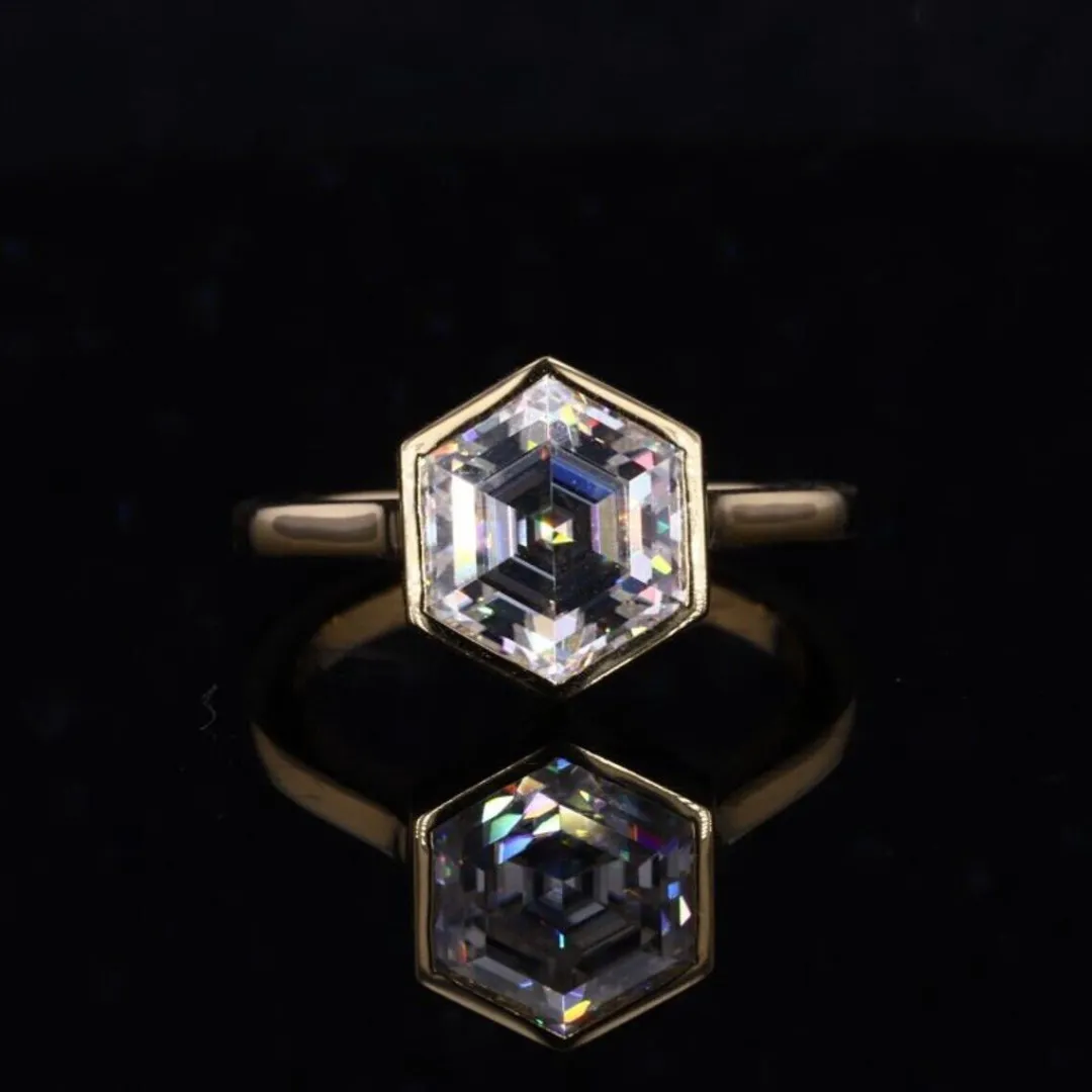 /public/photos/live/Hexagon Cut Bezel Set Solitaire Moissanite Wedding Ring 636 (1).webp